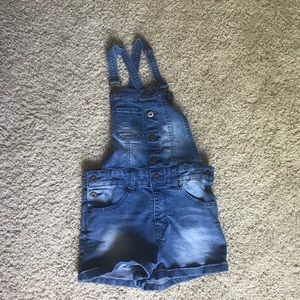 Denim overalls
